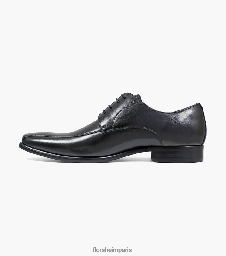 postino 2 vélo orteil oxford Florsheim Hommes TBZJJL194 chaussure noir lisse