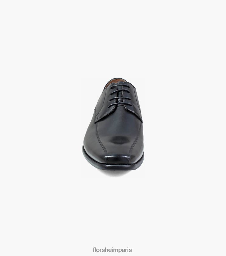 postino 2 vélo orteil oxford Florsheim Hommes TBZJJL194 chaussure noir lisse