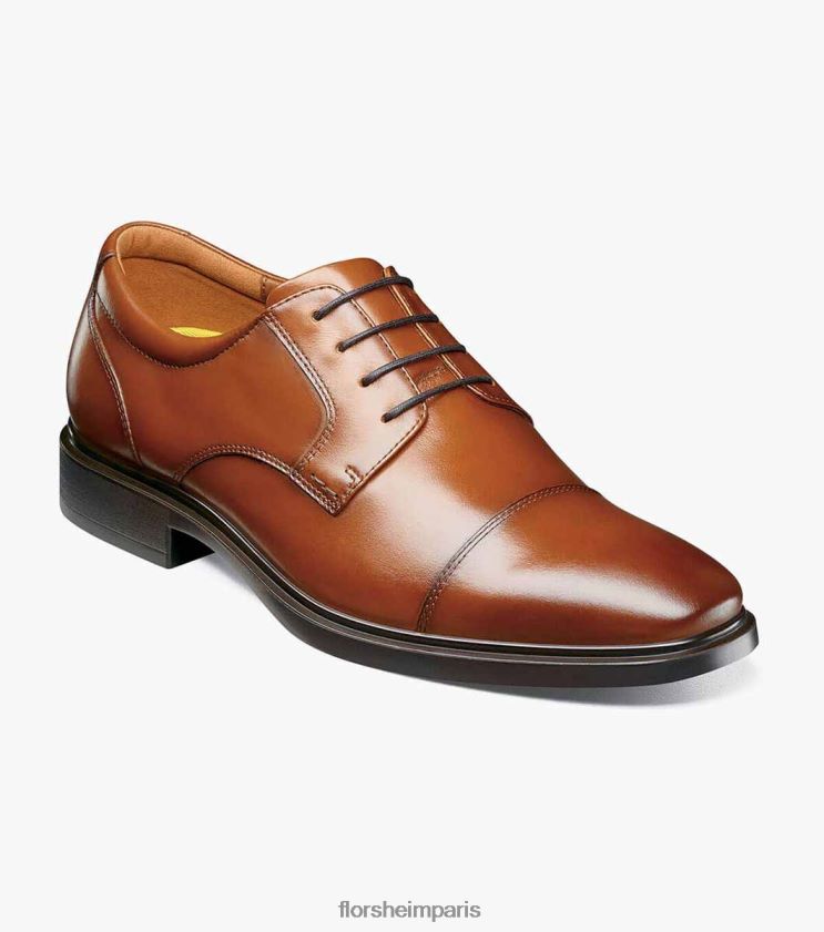 prévisions oxford imperméable à bout droit Florsheim Hommes TBZJJL207 chaussure Cognac