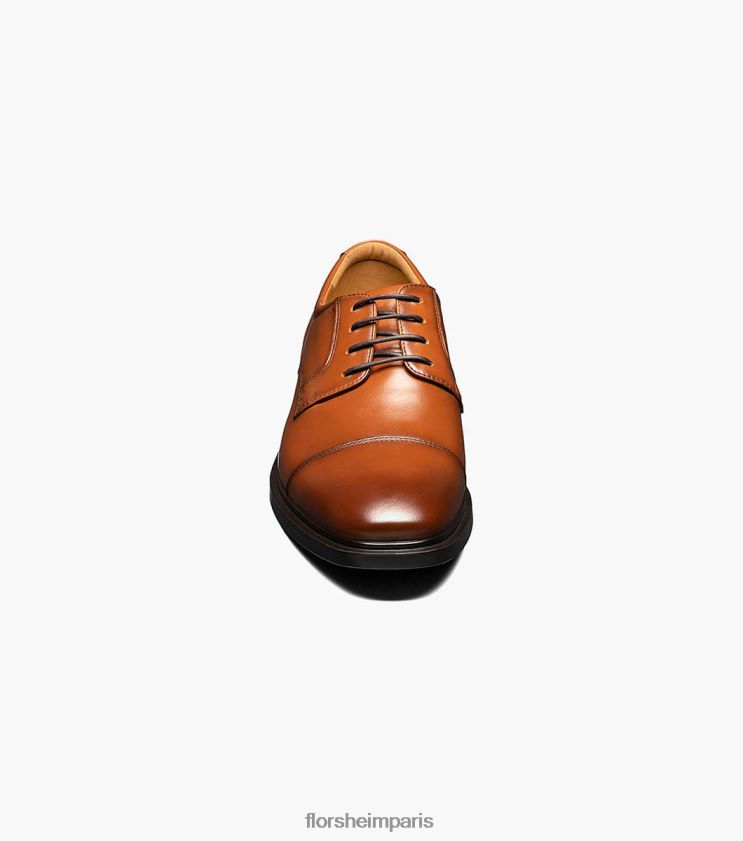 prévisions oxford imperméable à bout droit Florsheim Hommes TBZJJL207 chaussure Cognac