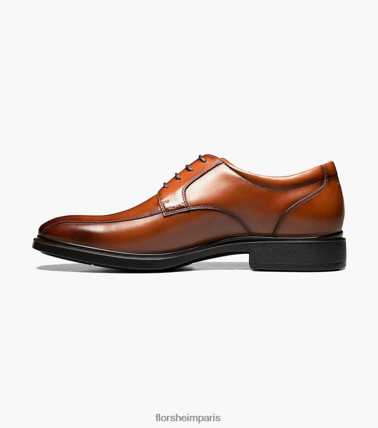 prévisions étanche vélo orteil oxford Florsheim Hommes TBZJJL209 chaussure Cognac