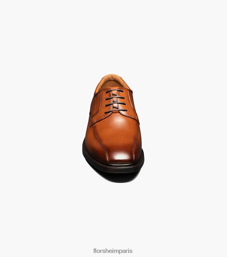 prévisions étanche vélo orteil oxford Florsheim Hommes TBZJJL209 chaussure Cognac