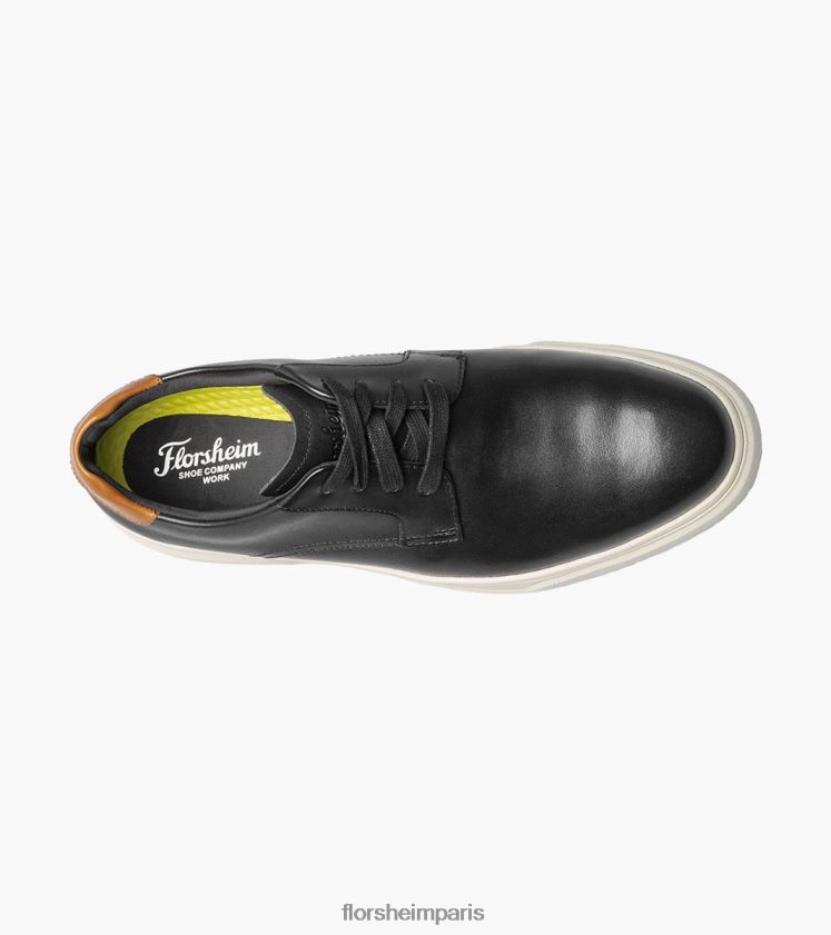 premier work oxford à bout en acier à bout uni Florsheim Hommes TBZJJL401 chaussure noir
