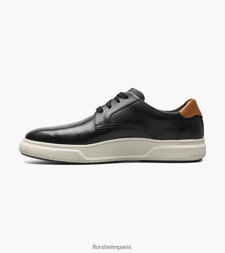premier work oxford à bout en acier à bout uni Florsheim Hommes TBZJJL401 chaussure noir
