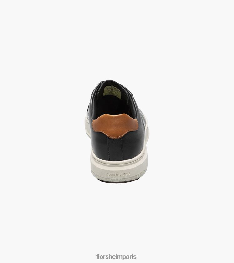 premier work oxford à bout en acier à bout uni Florsheim Hommes TBZJJL401 chaussure noir