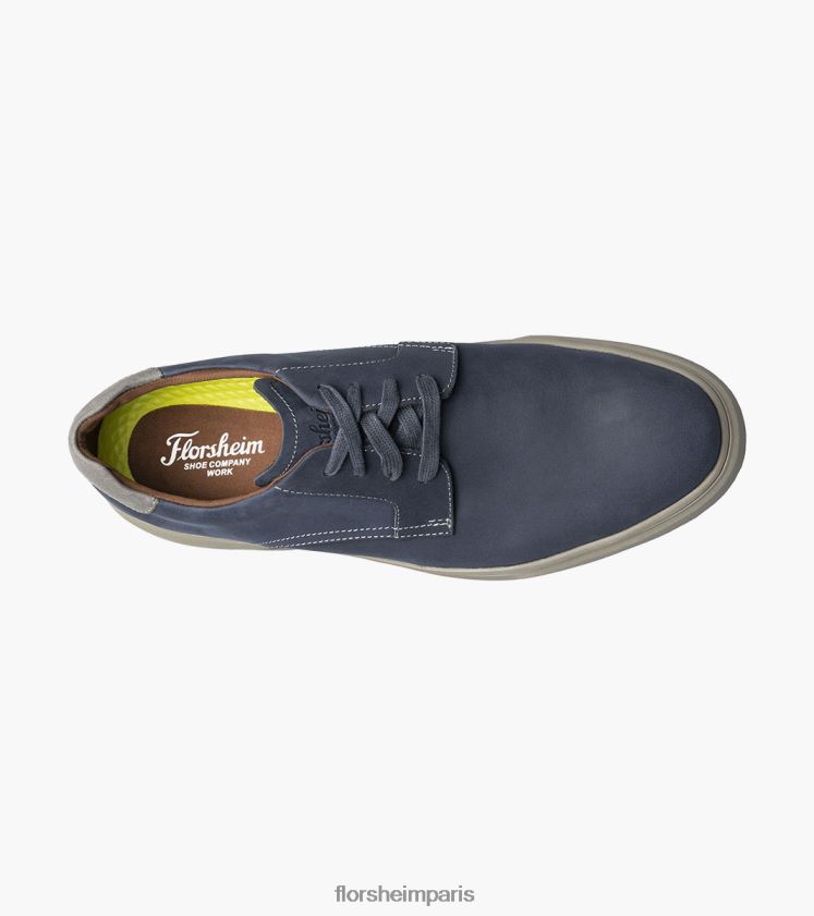 premier work oxford à bout en acier à bout uni Florsheim Hommes TBZJJL402 chaussure marine