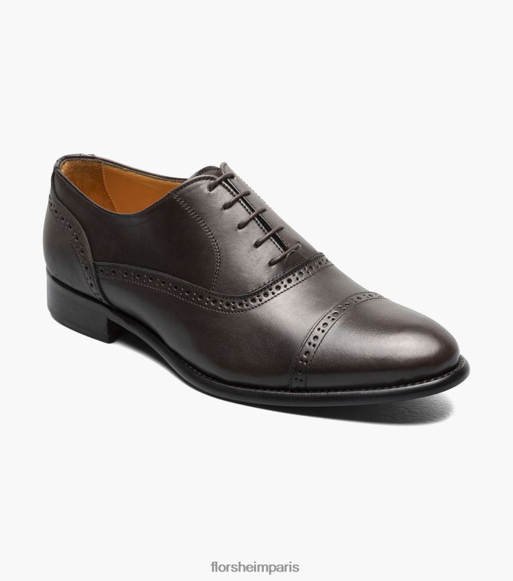 ravel oxford à bout droit Florsheim Hommes TBZJJL63 chaussure marron foncé