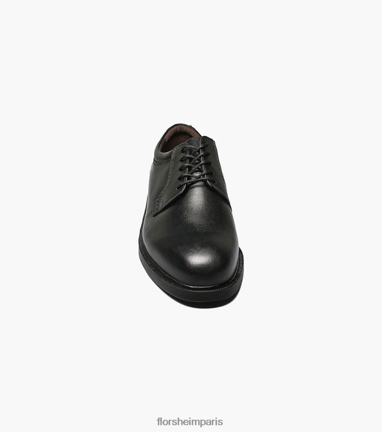 richelieu à bout uni noble Florsheim Hommes TBZJJL228 chaussure noir