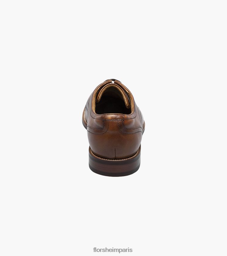 rucci oxford à bout droit Florsheim Hommes TBZJJL53 chaussure Cognac