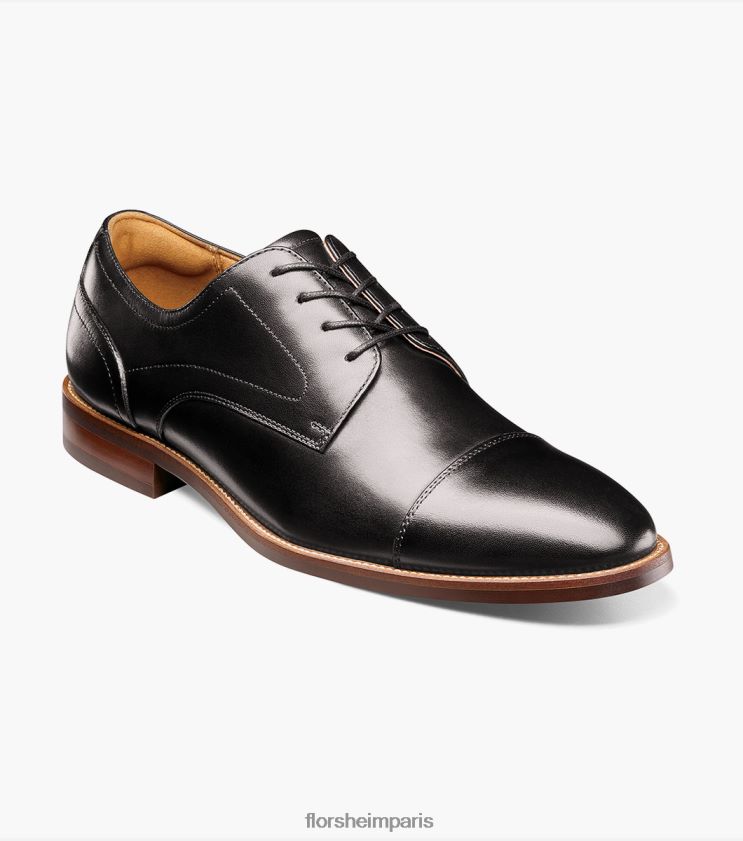 rucci oxford à bout droit Florsheim Hommes TBZJJL54 chaussure noir