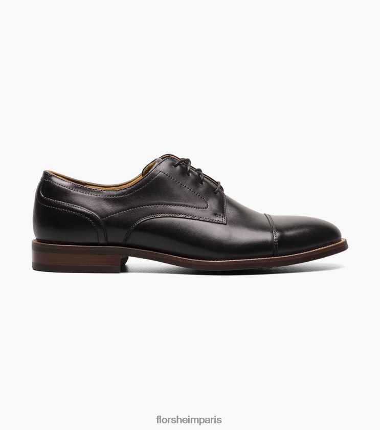 rucci oxford à bout droit Florsheim Hommes TBZJJL54 chaussure noir