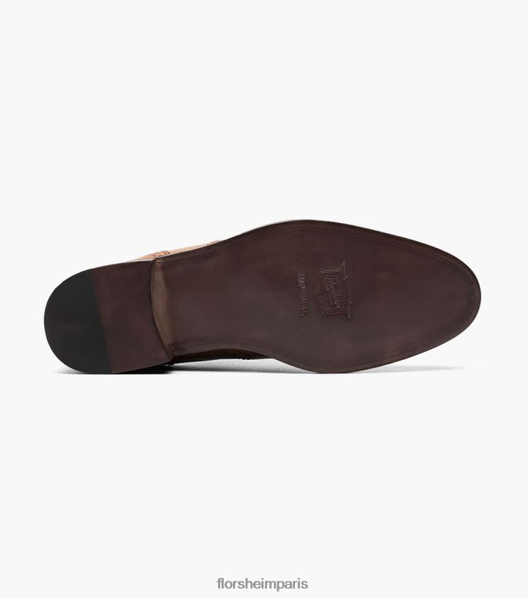 russell wingtip perf oxford Florsheim Hommes TBZJJL214 chaussure bronzer