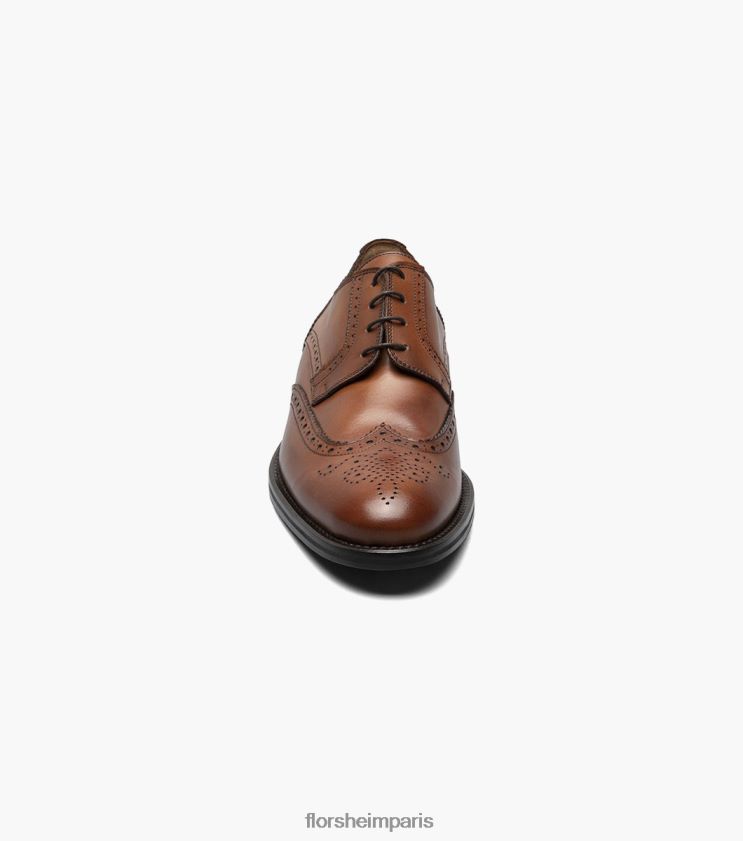 russell wingtip perf oxford Florsheim Hommes TBZJJL214 chaussure bronzer