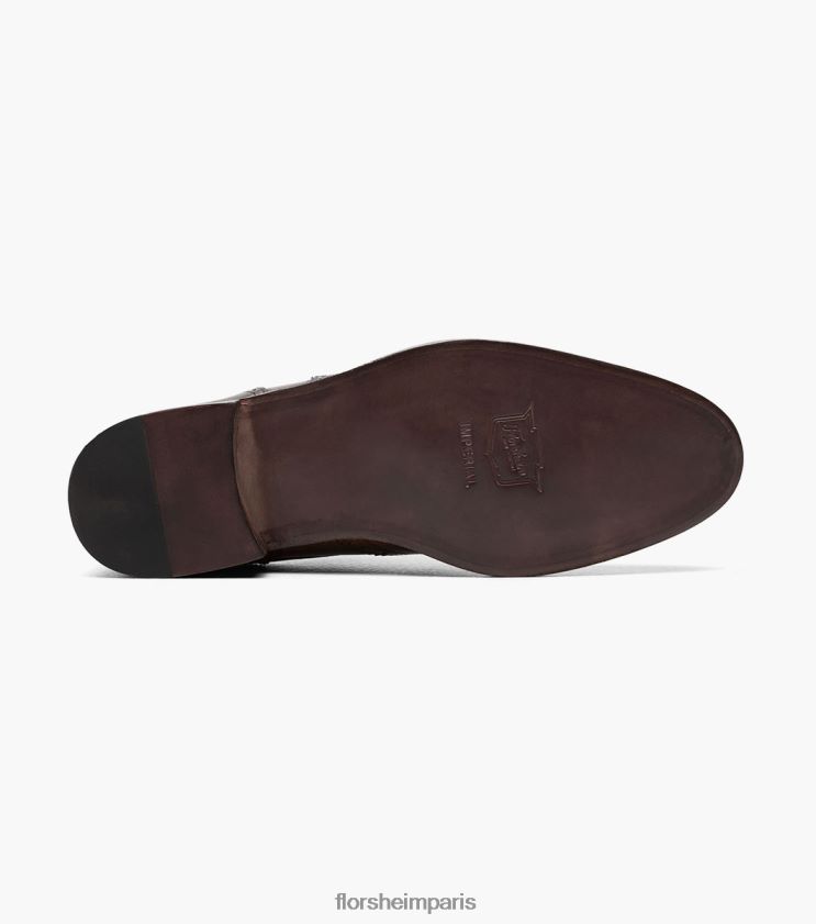 russell wingtip perf oxford Florsheim Hommes TBZJJL216 chaussure marron foncé
