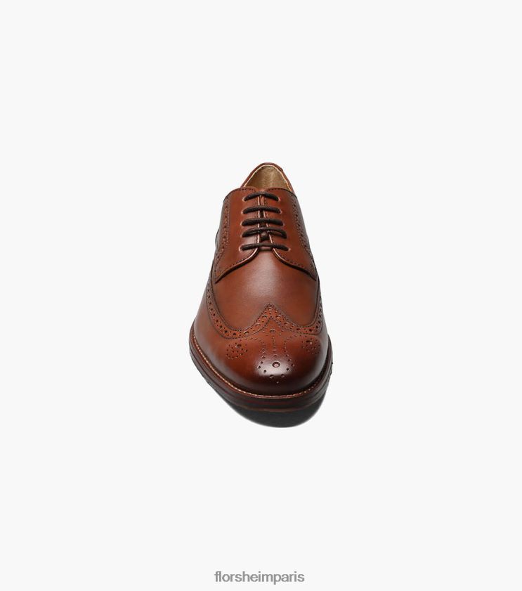 salerno bout d'aile oxford Florsheim Hommes TBZJJL250 chaussure Cognac