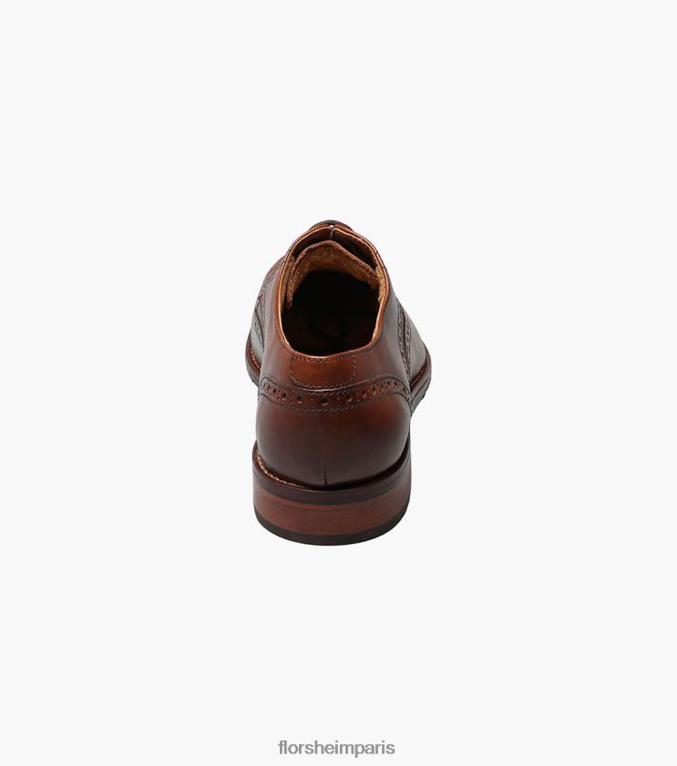 salerno bout d'aile oxford Florsheim Hommes TBZJJL250 chaussure Cognac