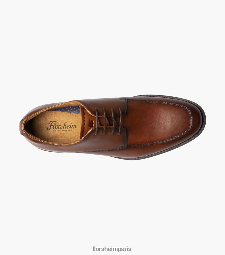 santucci moc toe oxford Florsheim Hommes TBZJJL164 chaussure Cognac