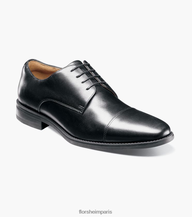 santucci oxford à bout droit Florsheim Hommes TBZJJL159 chaussure noir
