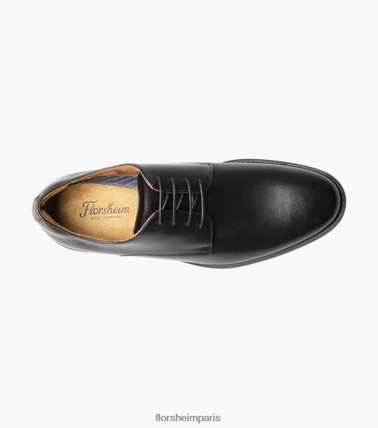 santucci oxford à bout uni Florsheim Hommes TBZJJL163 chaussure noir