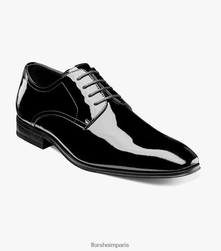 smoking oxford à bout uni Florsheim Hommes TBZJJL176 chaussure vernis noir