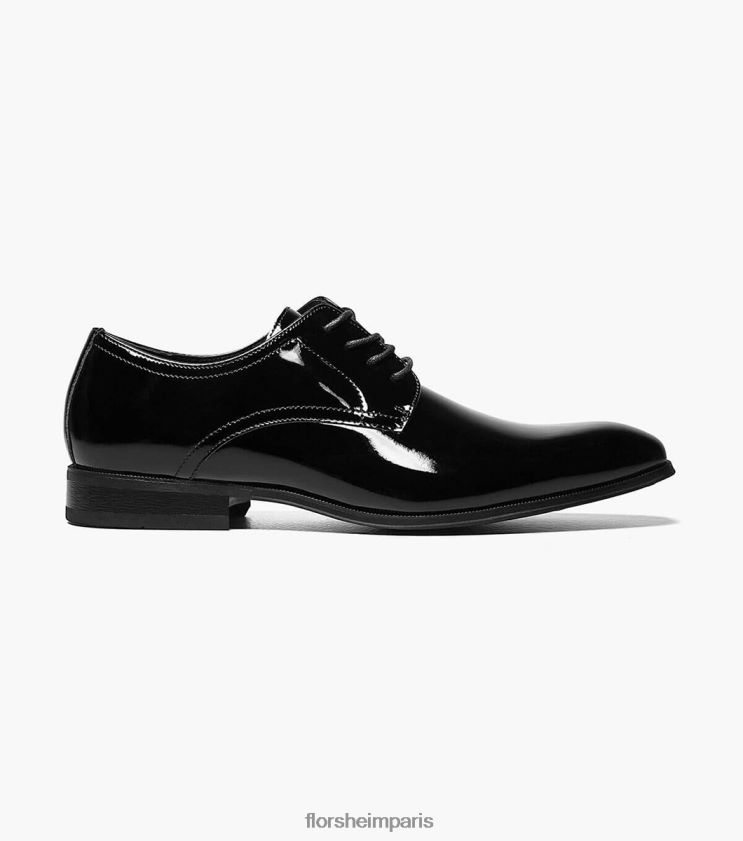 smoking oxford à bout uni Florsheim Hommes TBZJJL176 chaussure vernis noir
