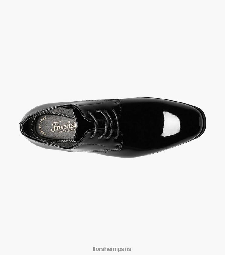 smoking oxford à bout uni Florsheim Hommes TBZJJL176 chaussure vernis noir