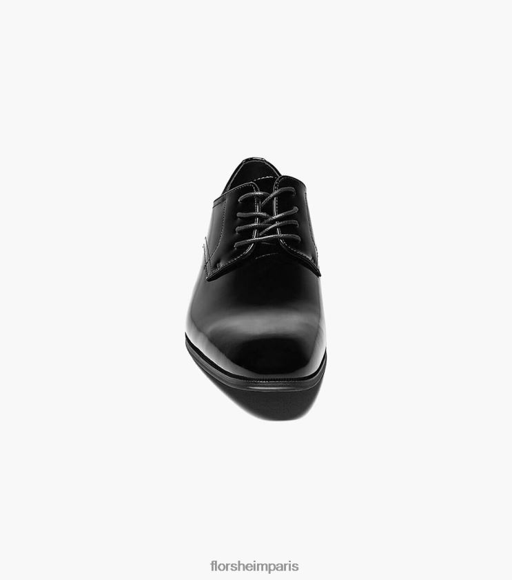 smoking oxford à bout uni Florsheim Hommes TBZJJL176 chaussure vernis noir