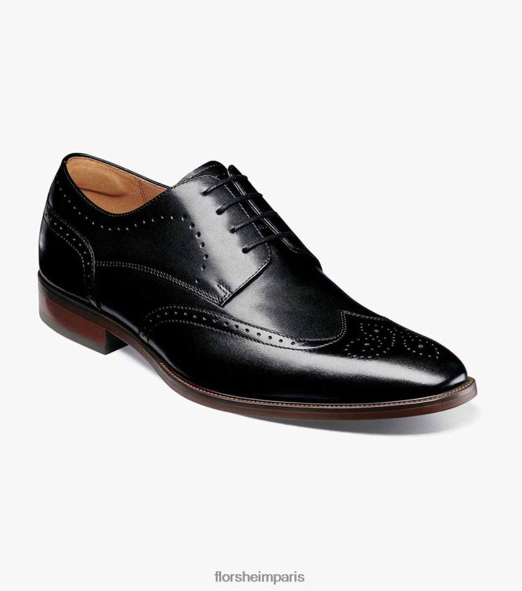sorrento bout d'aile oxford Florsheim Hommes TBZJJL147 chaussure noir
