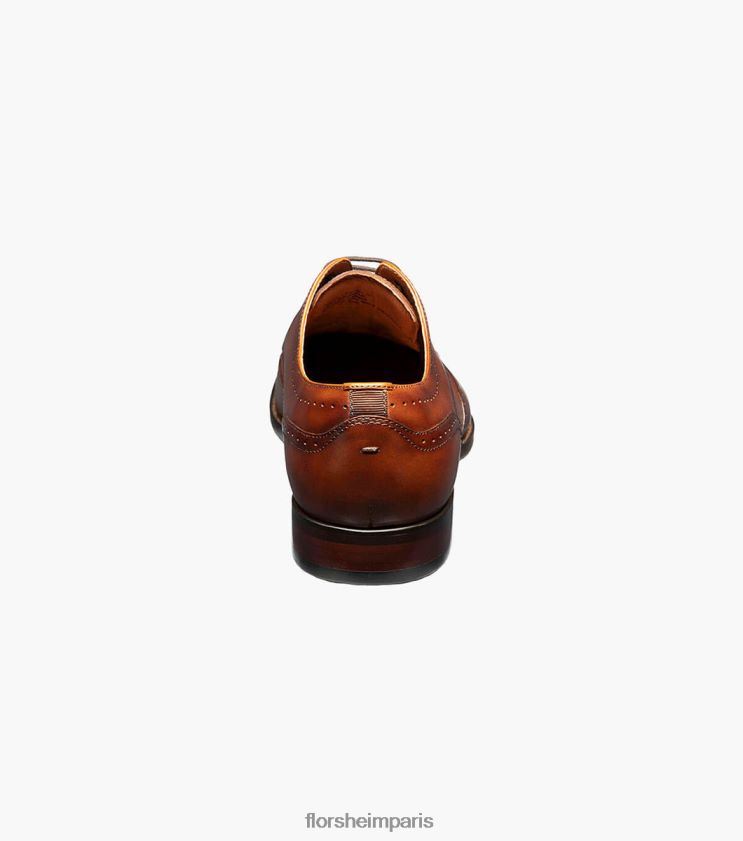 sorrento bout d'aile oxford Florsheim Hommes TBZJJL148 chaussure Cognac