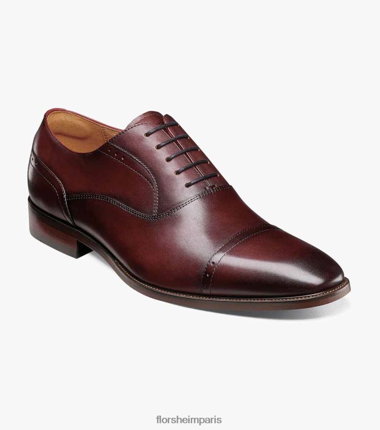 sorrento oxford à bout droit Florsheim Hommes TBZJJL143 chaussure Bourgogne