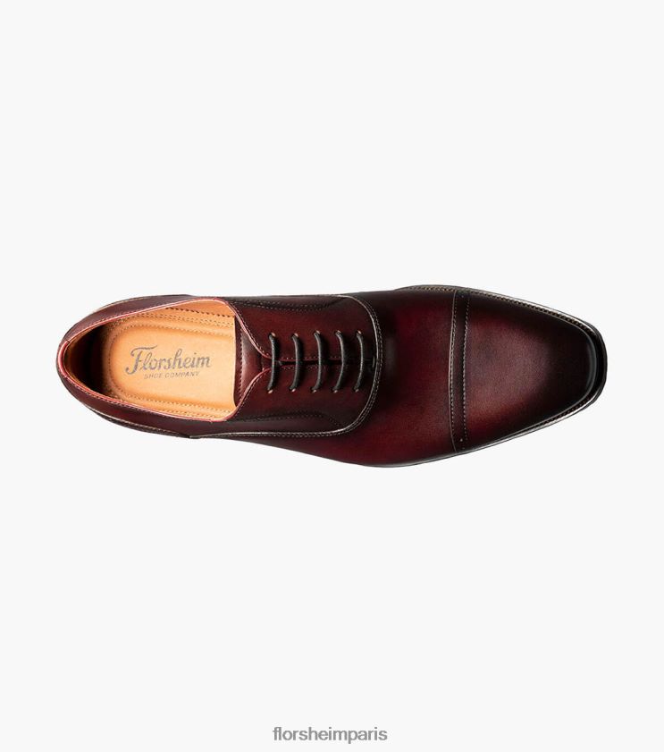 sorrento oxford à bout droit Florsheim Hommes TBZJJL143 chaussure Bourgogne