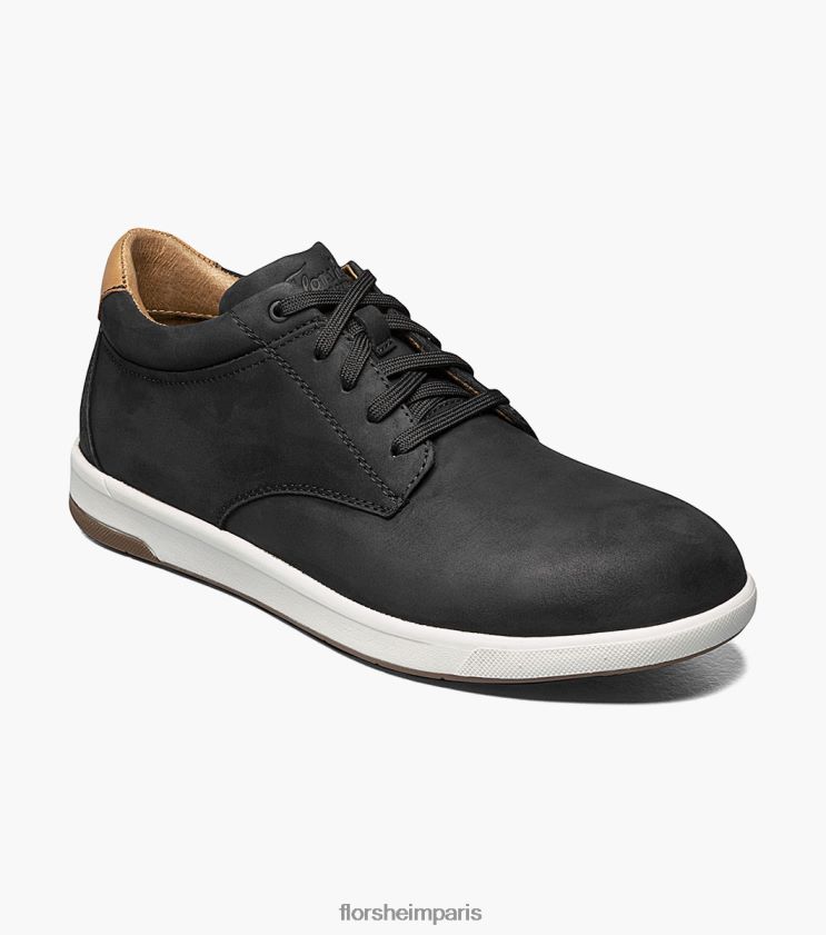 travail croisé bout en acier bout uni oxford Florsheim Hommes TBZJJL403 chaussure noir