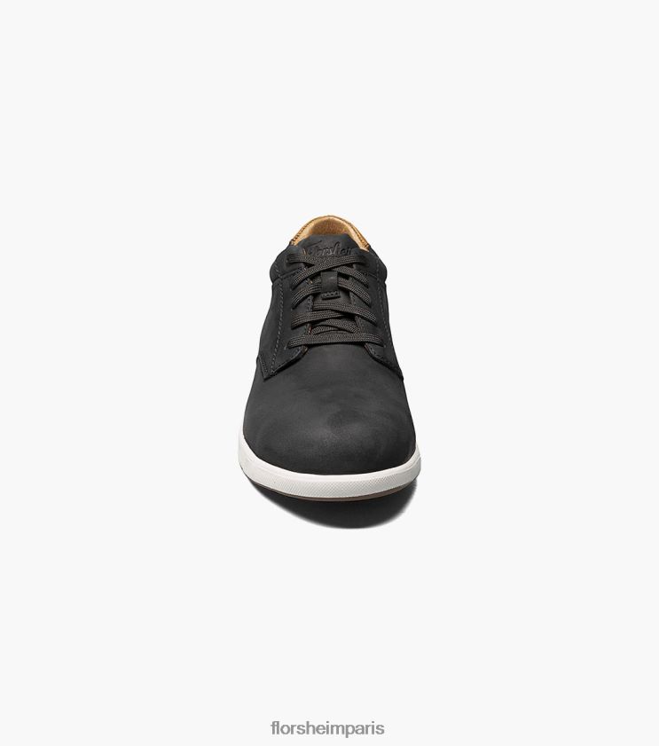 travail croisé bout en acier bout uni oxford Florsheim Hommes TBZJJL403 chaussure noir